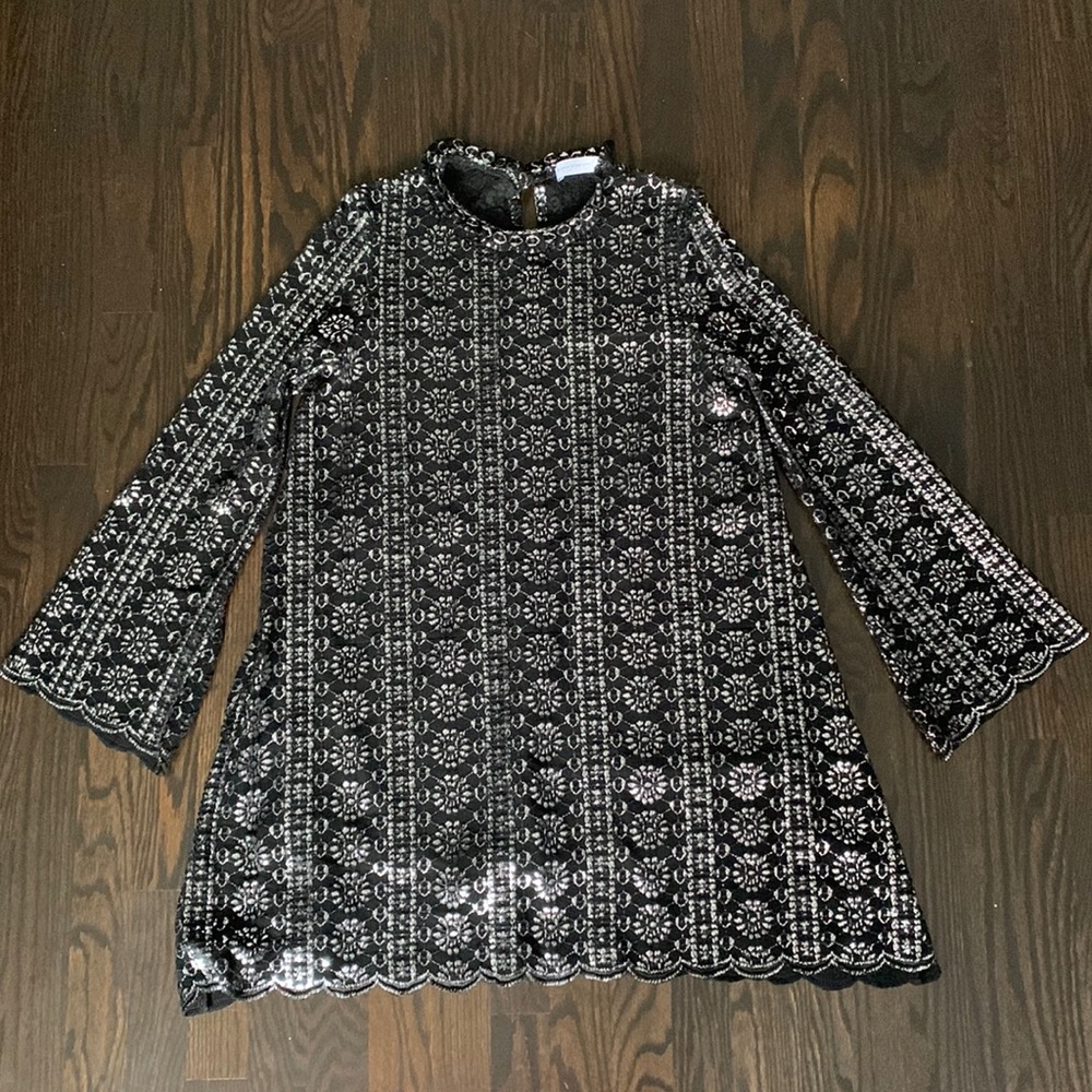 Rinascimento Black and Silver Dress size M